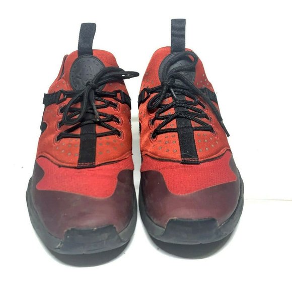 Nike Huarache Utility Men's Red Athletic Gym - Picture 2 of 7
